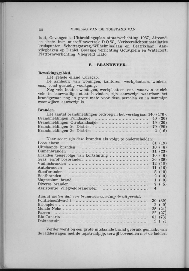 Verslag van de toestand van het eilandgebied Curacao 1956 - Page 44