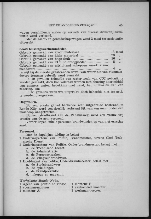 Verslag van de toestand van het eilandgebied Curacao 1956 - Page 45