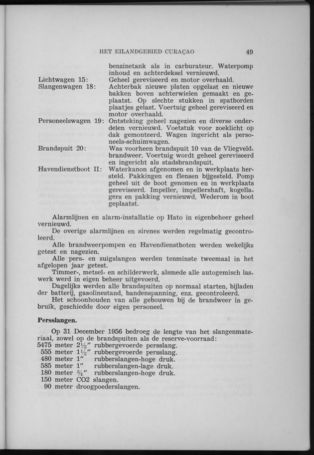 Verslag van de toestand van het eilandgebied Curacao 1956 - Page 49