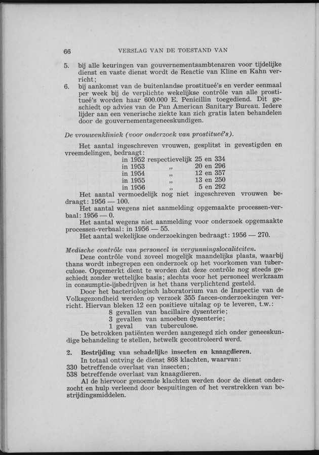 Verslag van de toestand van het eilandgebied Curacao 1956 - Page 66