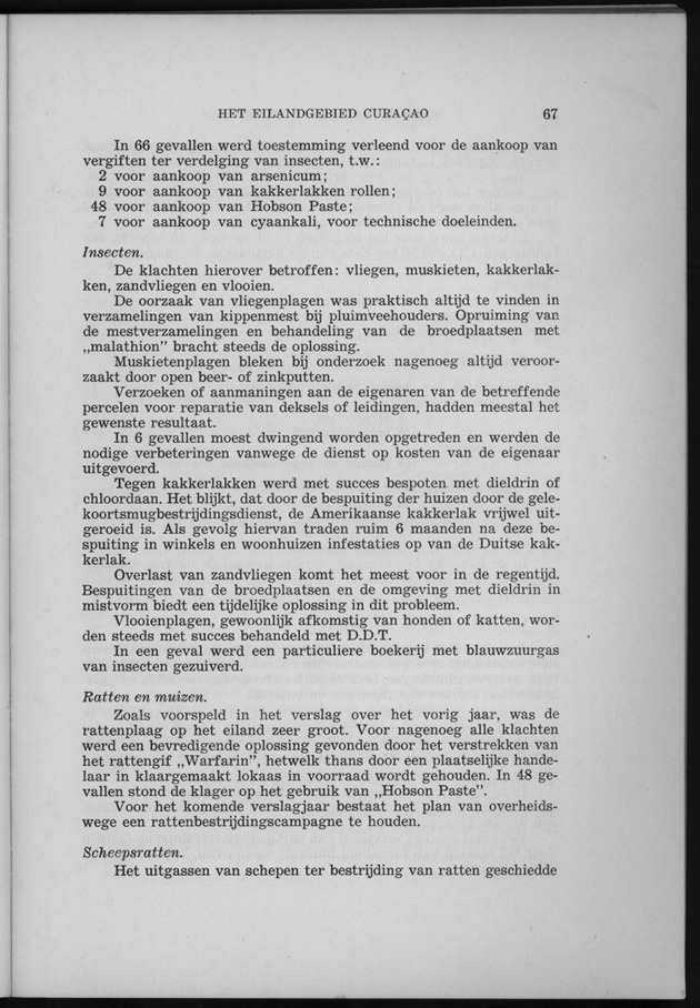 Verslag van de toestand van het eilandgebied Curacao 1956 - Page 67