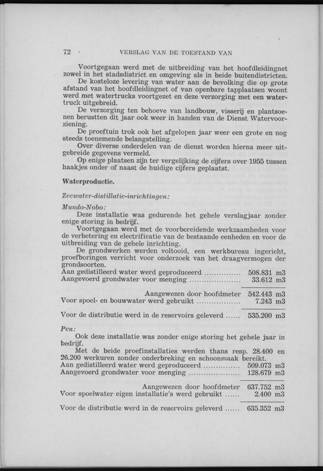 Verslag van de toestand van het eilandgebied Curacao 1956 - Page 72