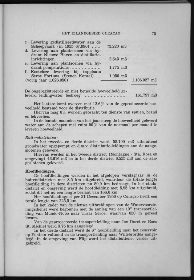 Verslag van de toestand van het eilandgebied Curacao 1956 - Page 75