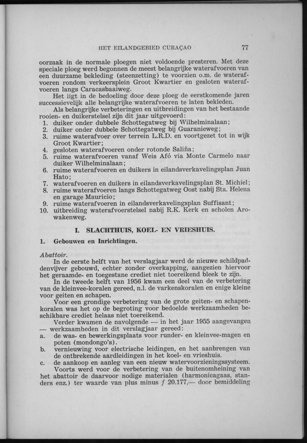 Verslag van de toestand van het eilandgebied Curacao 1956 - Page 77