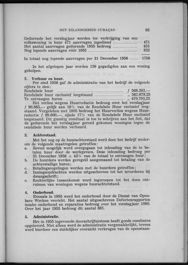 Verslag van de toestand van het eilandgebied Curacao 1956 - Page 95