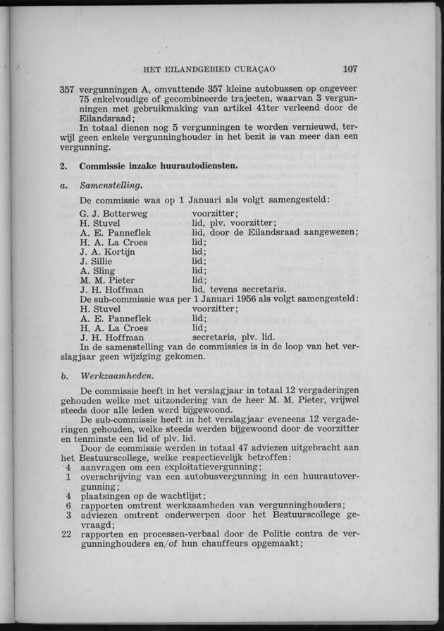 Verslag van de toestand van het eilandgebied Curacao 1956 - Page 107