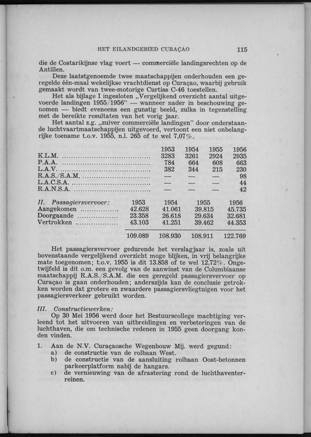 Verslag van de toestand van het eilandgebied Curacao 1956 - Page 115