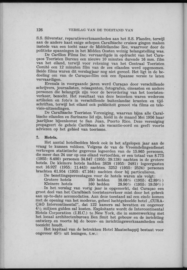 Verslag van de toestand van het eilandgebied Curacao 1956 - Page 126