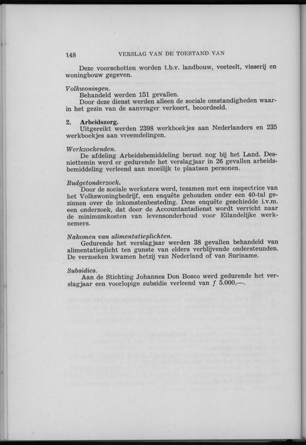 Verslag van de toestand van het eilandgebied Curacao 1956 - Page 148