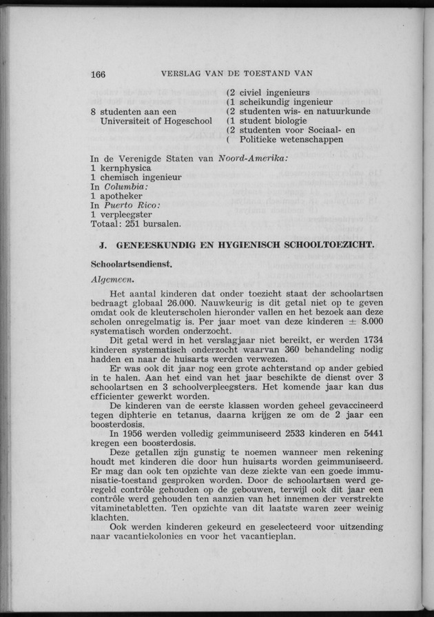 Verslag van de toestand van het eilandgebied Curacao 1956 - Page 166