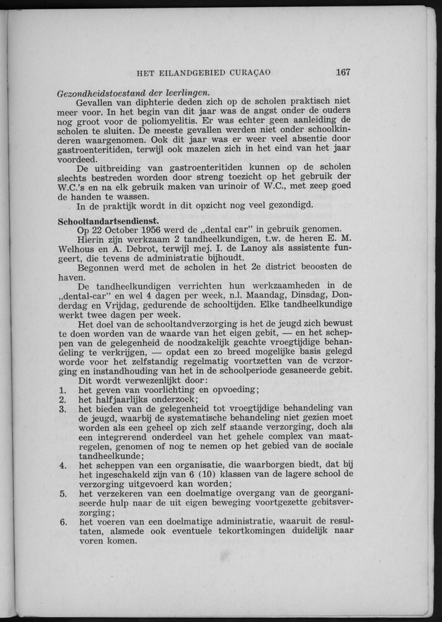 Verslag van de toestand van het eilandgebied Curacao 1956 - Page 167