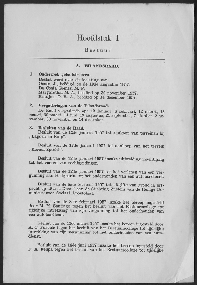 Verslag van de toestand van het eilandgebied Curacao 1957 - Page 3