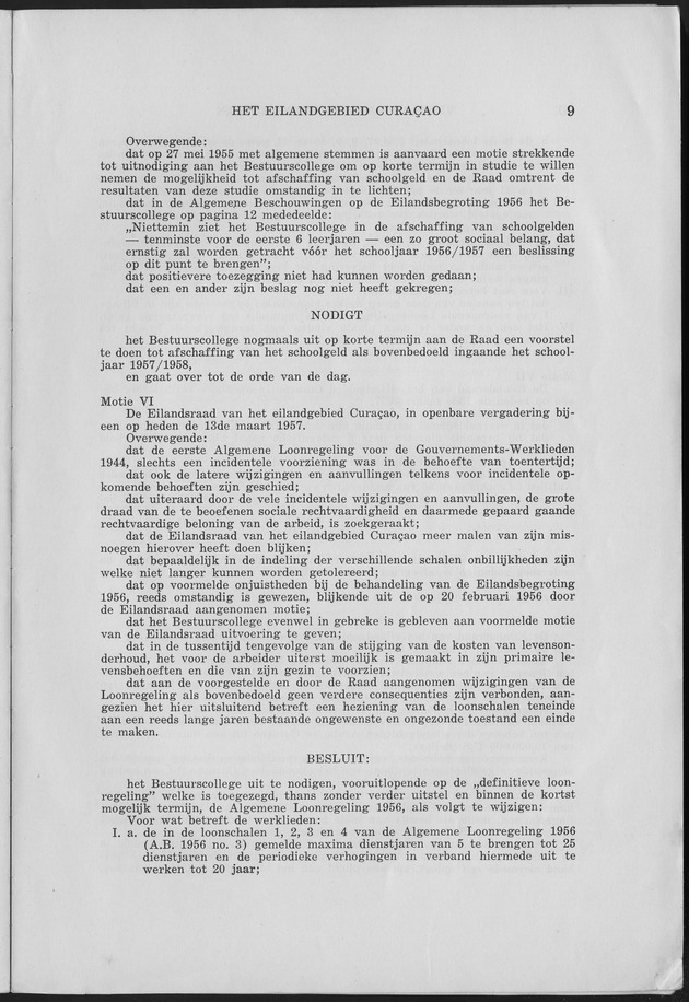 Verslag van de toestand van het eilandgebied Curacao 1957 - Page 9