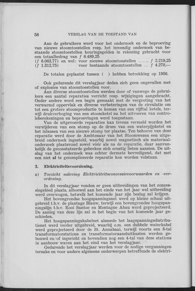 Verslag van de toestand van het eilandgebied Curacao 1957 - Page 58