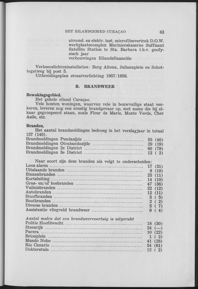 Verslag van de toestand van het eilandgebied Curacao 1957 - Page 63