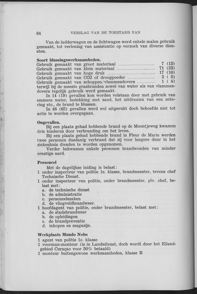 Verslag van de toestand van het eilandgebied Curacao 1957 - Page 64