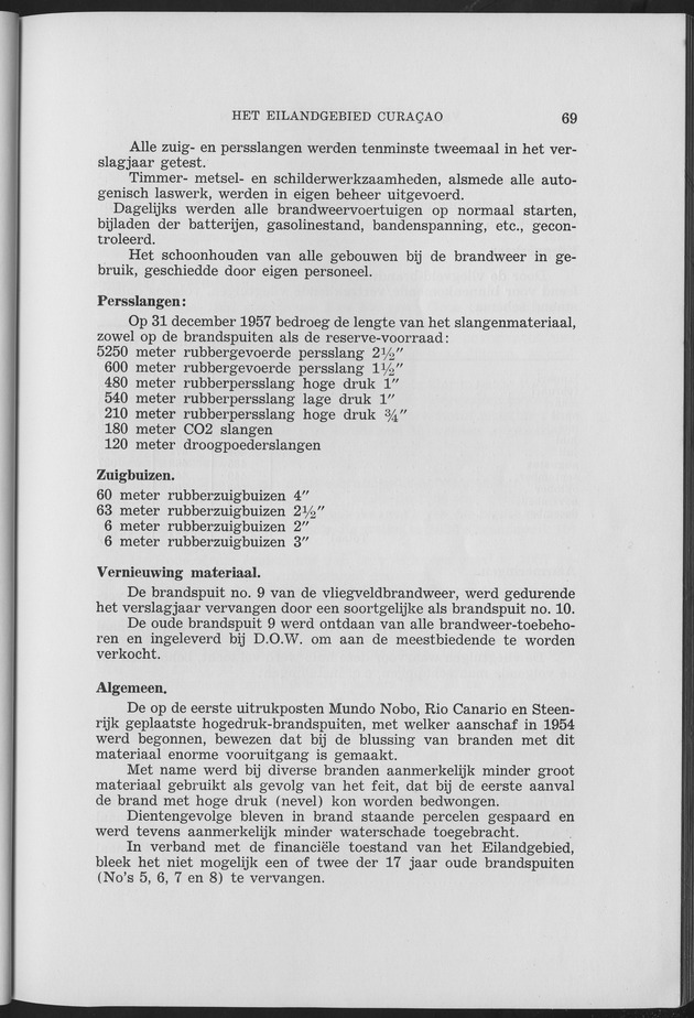 Verslag van de toestand van het eilandgebied Curacao 1957 - Page 69