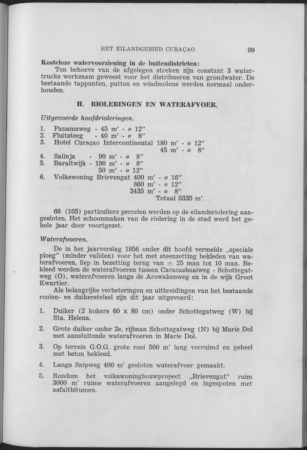Verslag van de toestand van het eilandgebied Curacao 1957 - Page 99