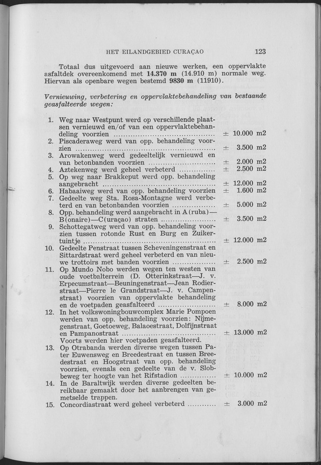 Verslag van de toestand van het eilandgebied Curacao 1957 - Page 123