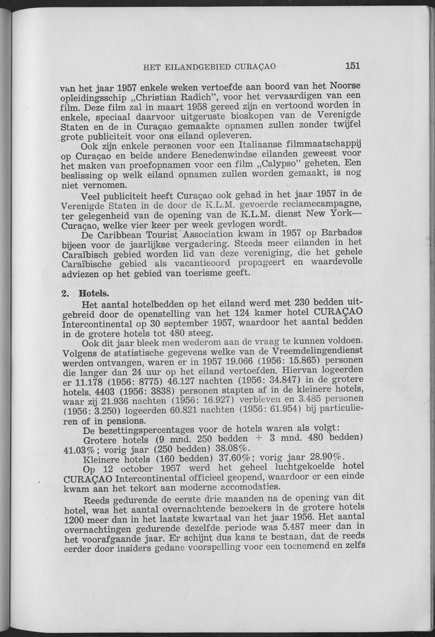 Verslag van de toestand van het eilandgebied Curacao 1957 - Page 151