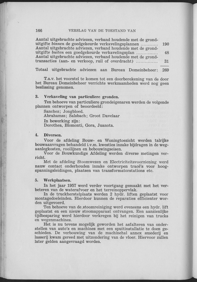 Verslag van de toestand van het eilandgebied Curacao 1957 - Page 166