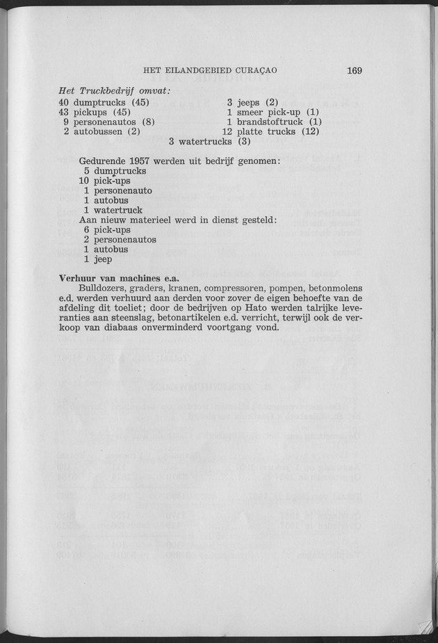 Verslag van de toestand van het eilandgebied Curacao 1957 - Page 169