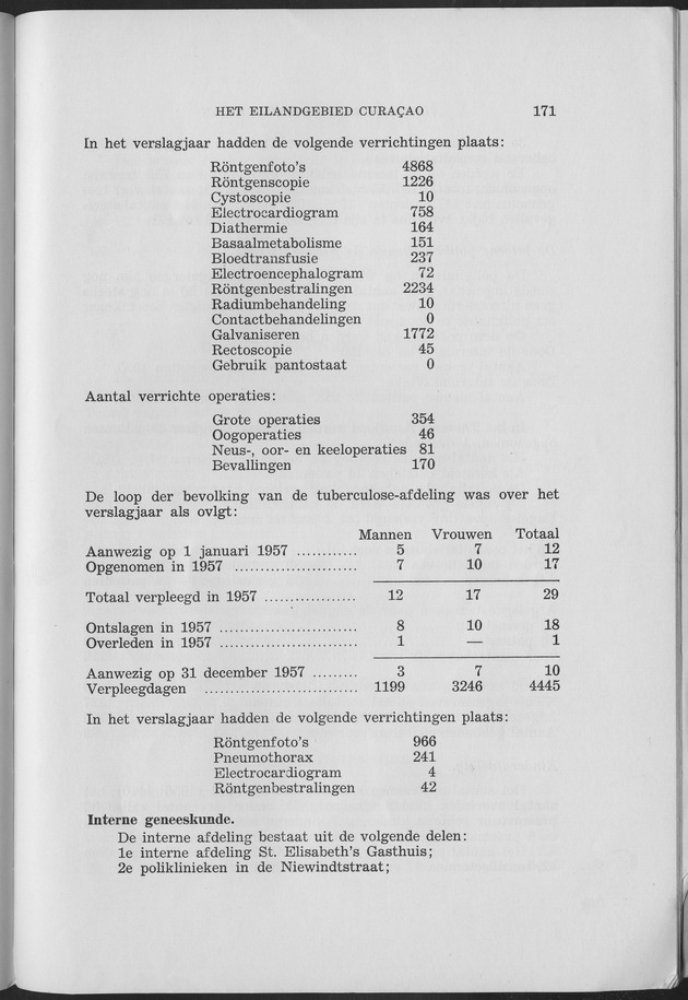 Verslag van de toestand van het eilandgebied Curacao 1957 - Page 171