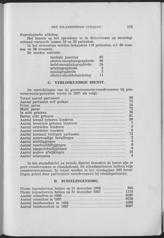 Verslag van de toestand van het eilandgebied Curacao 1957 - Page 173