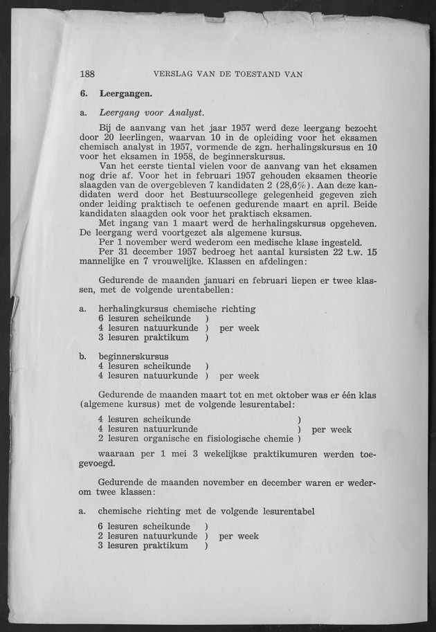 Verslag van de toestand van het eilandgebied Curacao 1957 - Page 188