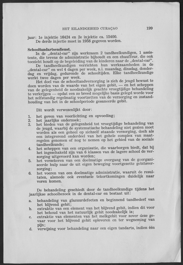 Verslag van de toestand van het eilandgebied Curacao 1957 - Page 199