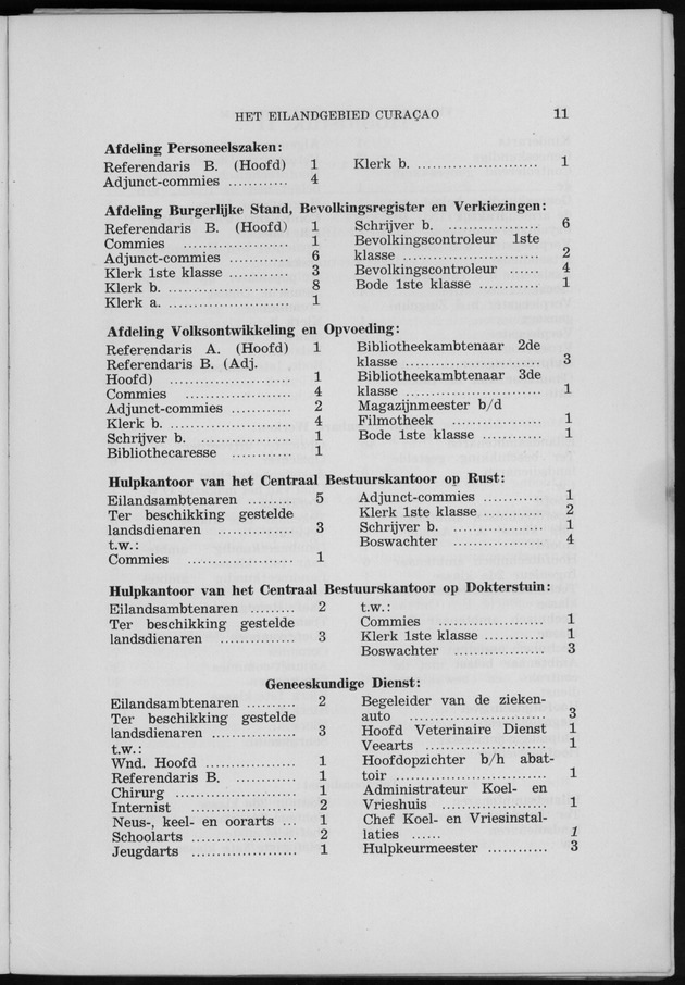 Verslag van de toestand van het eilandgebied Curacao 1958 - Page 11