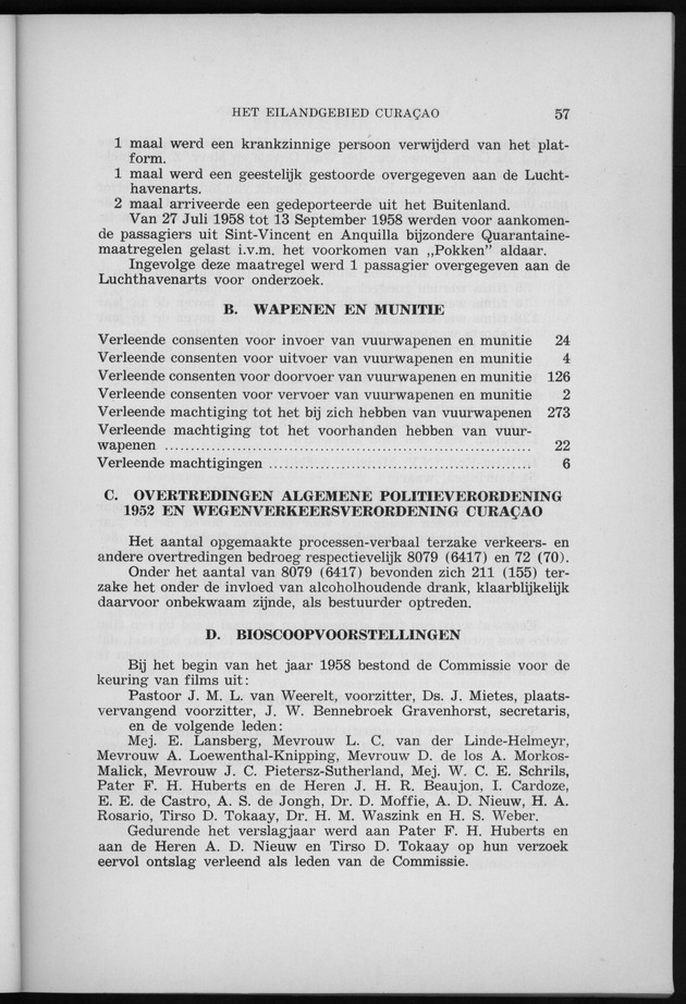 Verslag van de toestand van het eilandgebied Curacao 1958 - Page 57