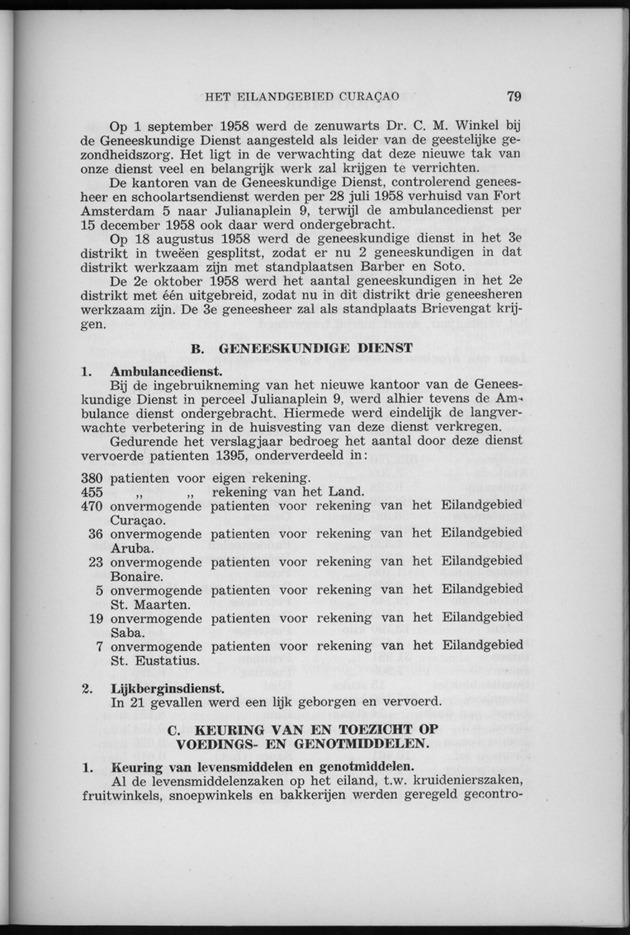 Verslag van de toestand van het eilandgebied Curacao 1958 - Page 79
