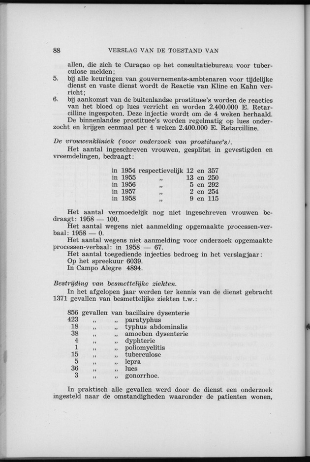 Verslag van de toestand van het eilandgebied Curacao 1958 - Page 88