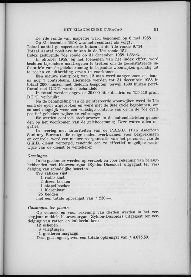 Verslag van de toestand van het eilandgebied Curacao 1958 - Page 91
