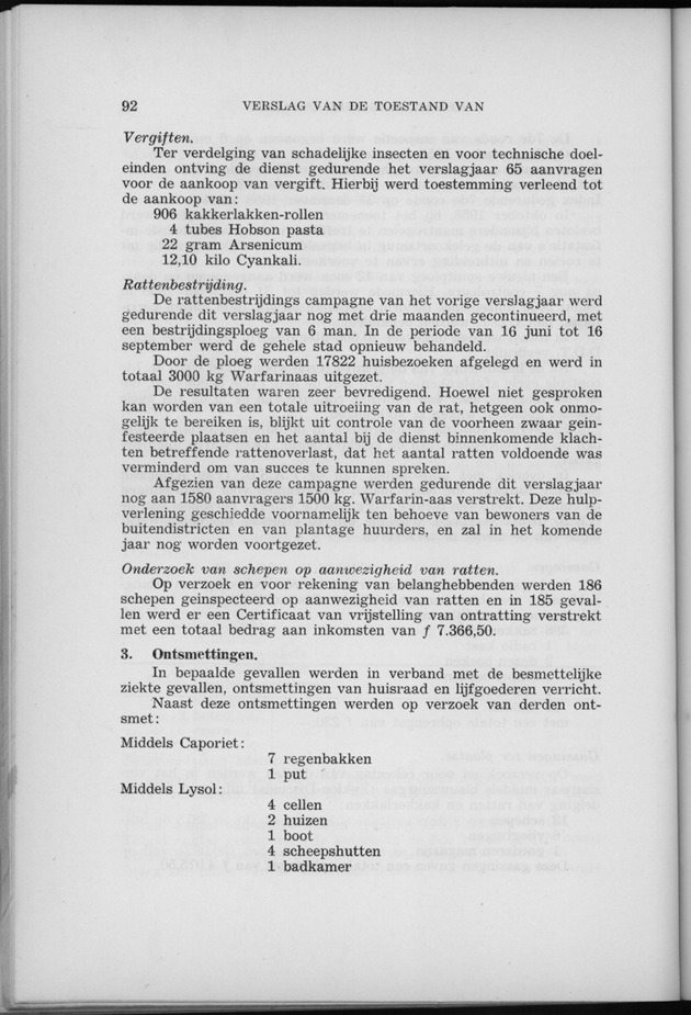 Verslag van de toestand van het eilandgebied Curacao 1958 - Page 92