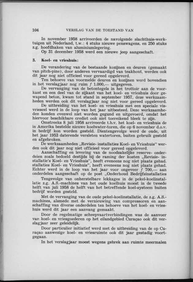 Verslag van de toestand van het eilandgebied Curacao 1958 - Page 104