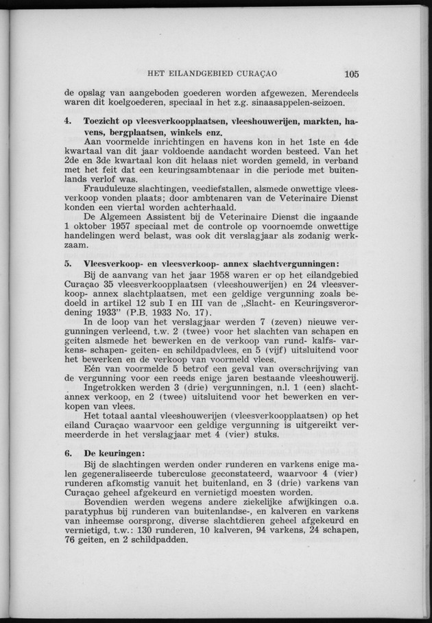 Verslag van de toestand van het eilandgebied Curacao 1958 - Page 105