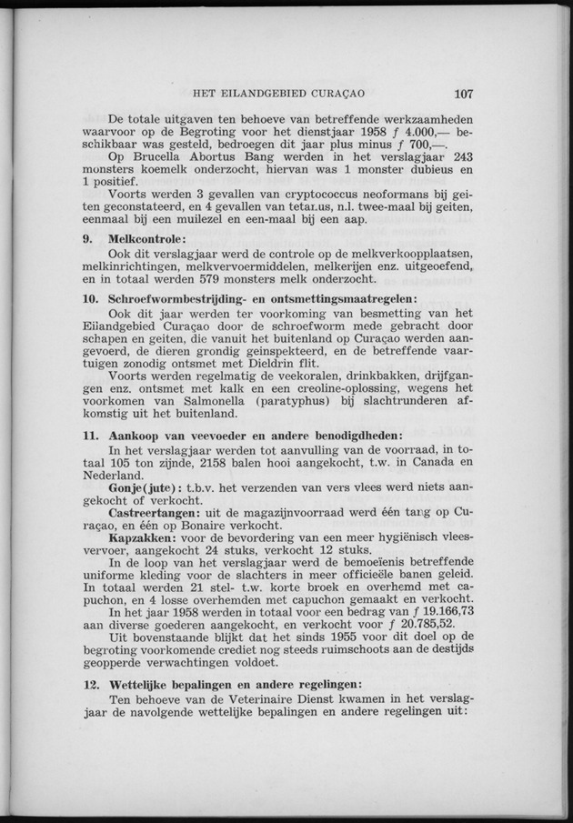 Verslag van de toestand van het eilandgebied Curacao 1958 - Page 107