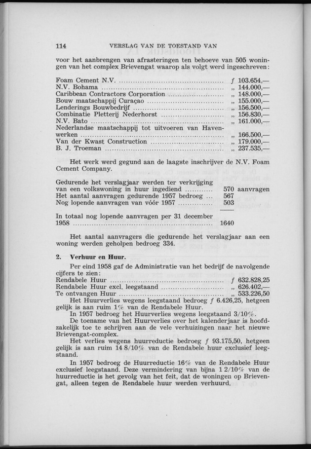 Verslag van de toestand van het eilandgebied Curacao 1958 - Page 114
