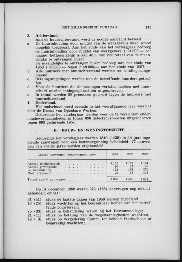 Verslag van de toestand van het eilandgebied Curacao 1958 - Page 115