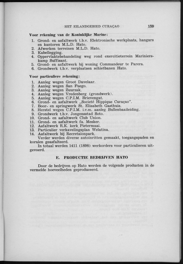 Verslag van de toestand van het eilandgebied Curacao 1958 - Page 159