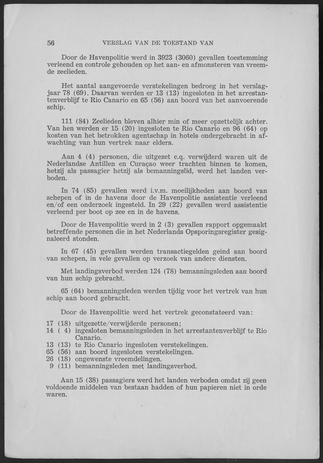 Verslag van de toestand van het eilandgebied Curacao 1959 - Page 56