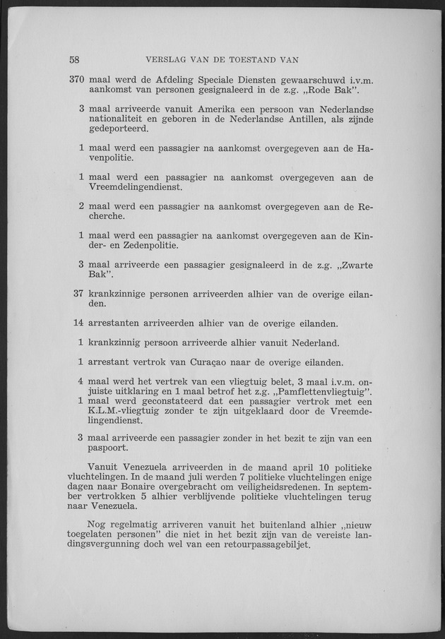 Verslag van de toestand van het eilandgebied Curacao 1959 - Page 58