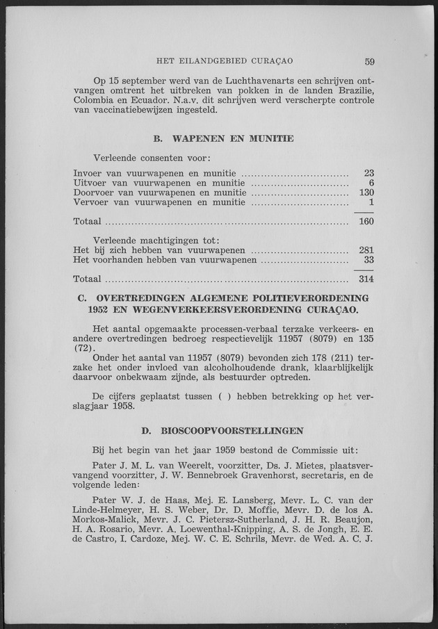 Verslag van de toestand van het eilandgebied Curacao 1959 - Page 59