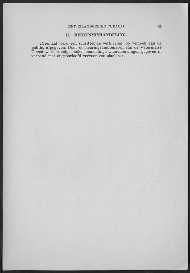 Verslag van de toestand van het eilandgebied Curacao 1959 - Page 61