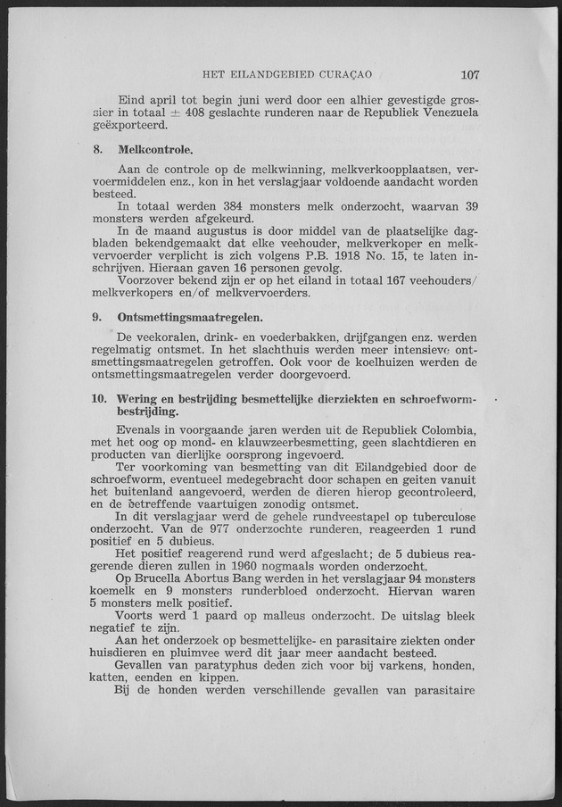 Verslag van de toestand van het eilandgebied Curacao 1959 - Page 107