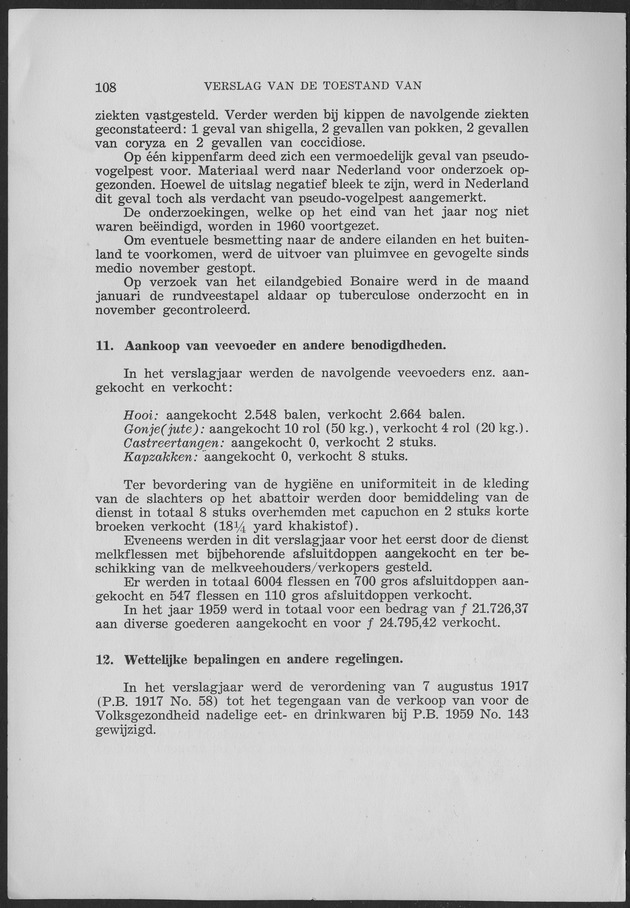 Verslag van de toestand van het eilandgebied Curacao 1959 - Page 108