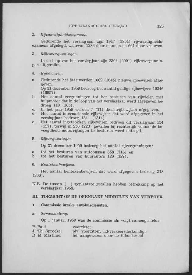 Verslag van de toestand van het eilandgebied Curacao 1959 - Page 125