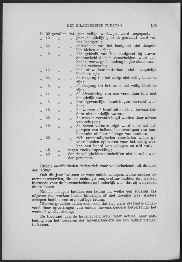 Verslag van de toestand van het eilandgebied Curacao 1959 - Page 135